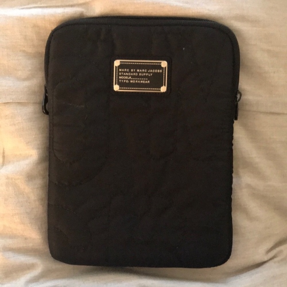 Marc Jacobs tablet or Lap top canvas case black